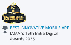 Best Innovative Mobile App  IAMAI's 15th India Digital Awards 2025